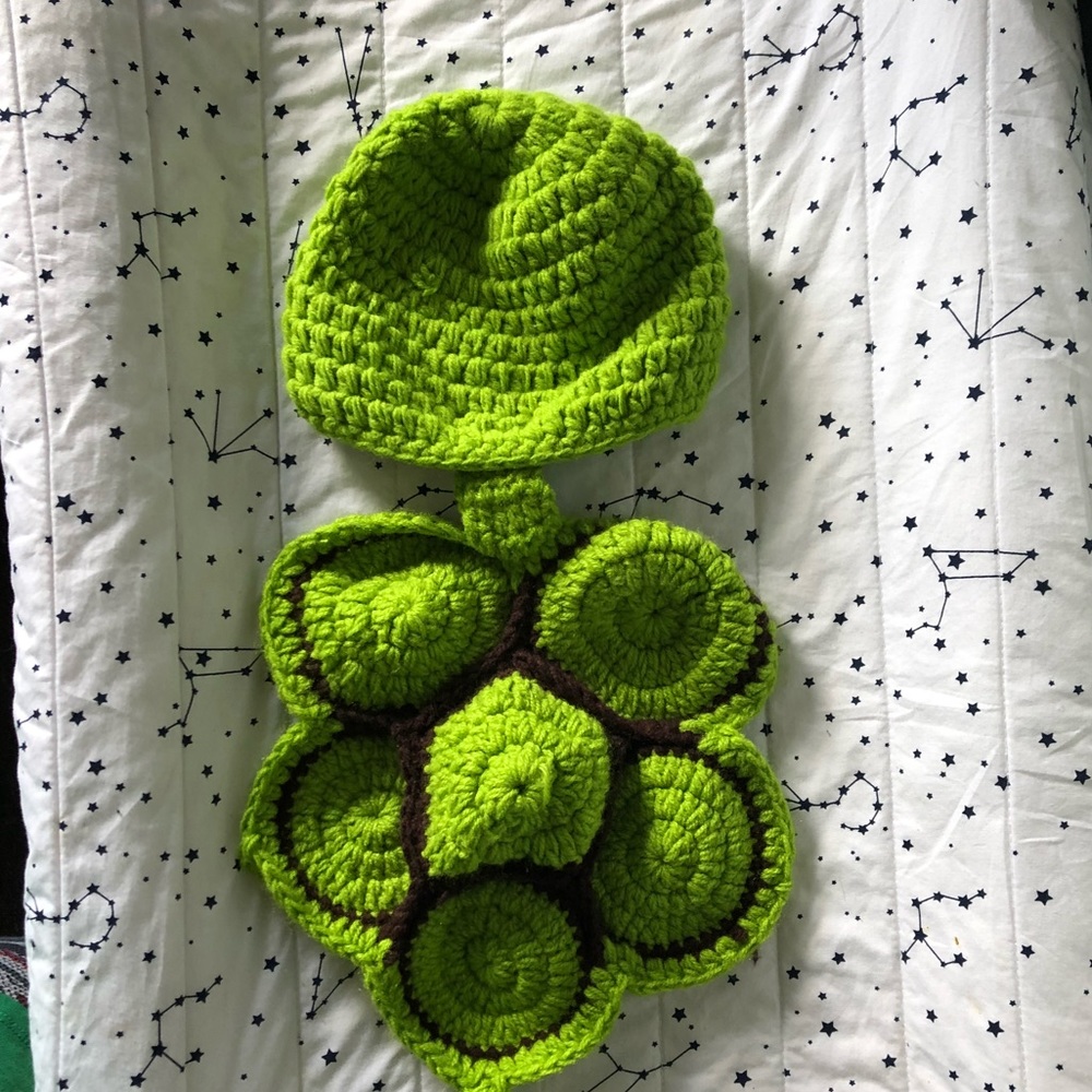 Newborn Turtle Photo Prop